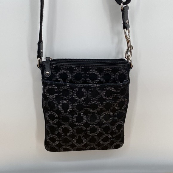 Coach Womens Signature Collection Adjustable Strap Sling Bag Crossbody & Wallet - Picture 4 of 11